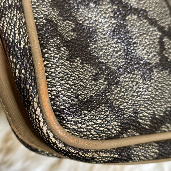 Yves Saint Laurent Giraffe print clutch pouch toiletry bag - Picture 7 of 10